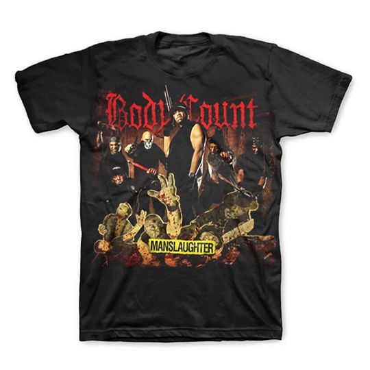 Discover Body Count Ice T Manslaughter Tour T-Shirt