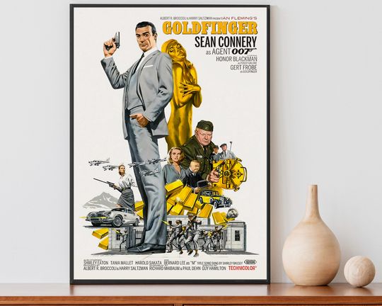 Discover James Bond Goldfinger Poster