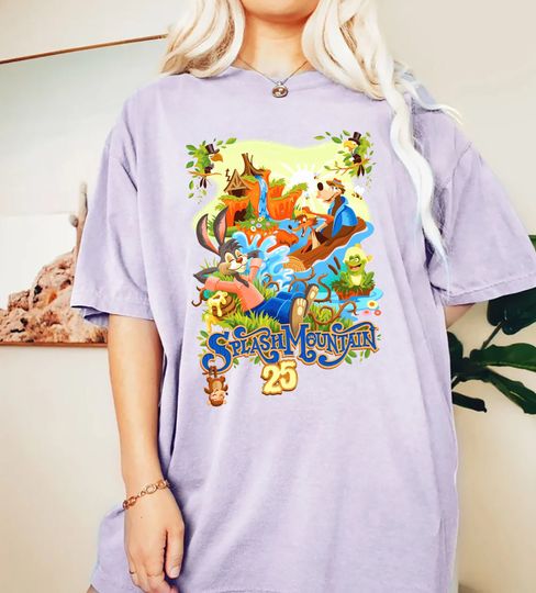 Discover Vintage Splash Mountain 1998 Shirt, Splash Mountain T Shirt