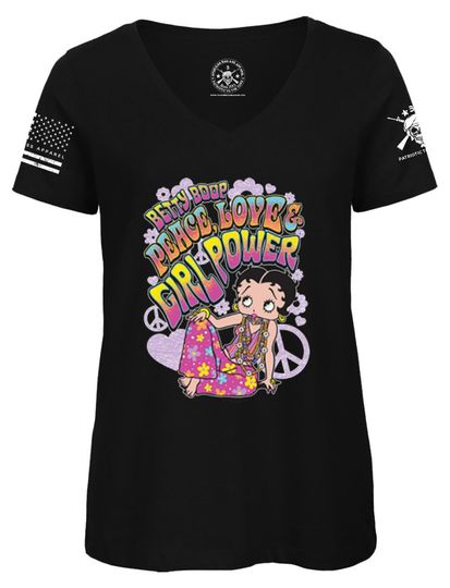 Discover Peace Love Girl Power-Pop Icon- Betty Boop 3D T-Shirt