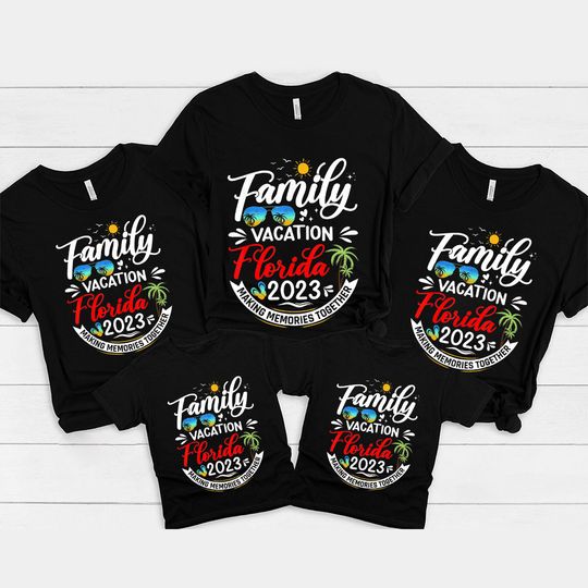 Discover Family Vacation Florida 2023 Shirt, Making Memories Together Shirt, Summer Vacation Shirt