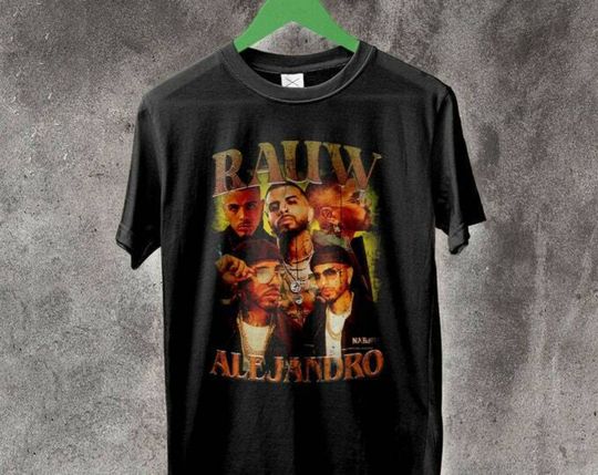 Discover Rauw Alejandro Vintage 90's Style T-Shirt - Rauw Alejandro Shirt, Vintage Shirt