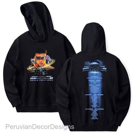 Discover Rauw Alejandro Saturno World Tour 2023 Hoodie, Rauw Alejandro Tour 2023 Hoodie