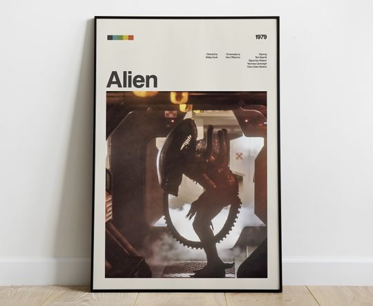 Discover Alien Movie Poster Modern Movie Poster Print