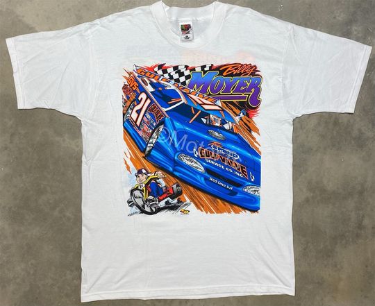 Discover Vintage NOS 1998 Billy Moyer Mr. Smooth Eldora Dream Winner Late Model T Shirt
