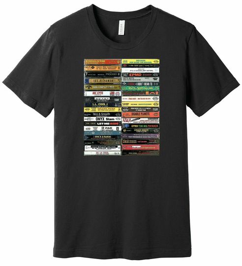 Discover 90's Hip-Hop Cassette Tapes - Mix Tapes mixtape T-Shirt