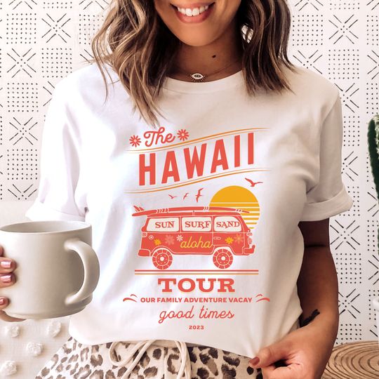 Discover Hawaii Family Vacation Tee, Unisex Hawaii Trip T-Shirt