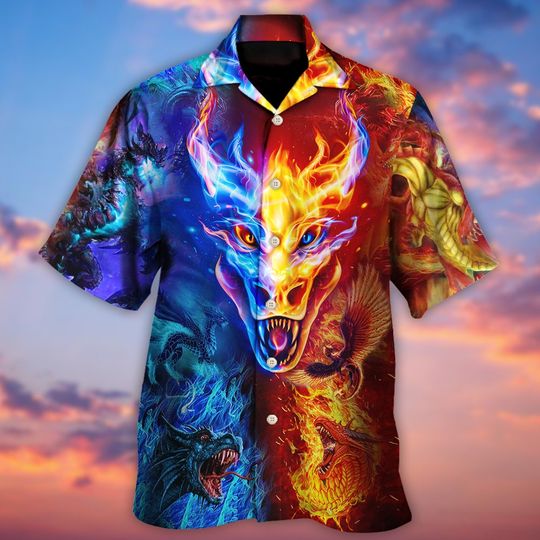 Discover Dragon Love Life Amazing Style Hawaiian Shirt