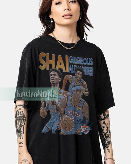 Discover Shai Gilgeous Alexander Vintage Shirt, Durant Tee Vintage 90s 80s Bootleg Tshirt