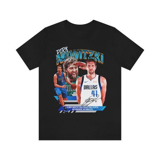 Discover Dirk Nowitzki 90s Style Vintage Bootleg Tee graphic T shirt