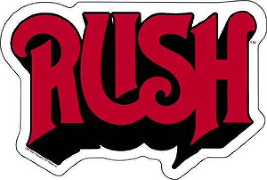 Discover Rush Logo Vinyl Sticker, Officially Licensed, High Quality