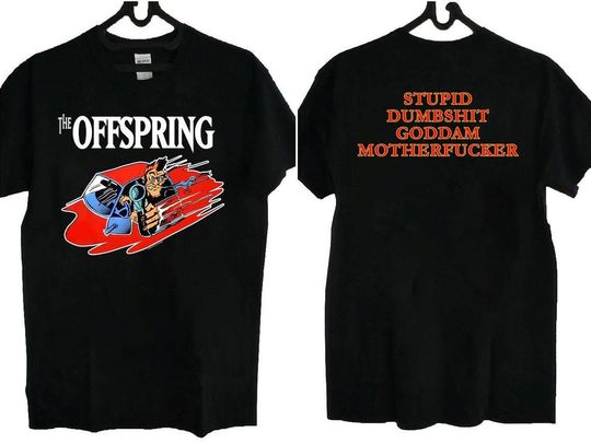 Discover The Offspring Bad Habit Stupid Dumbshit Goddam Motherfcker T-Shirt