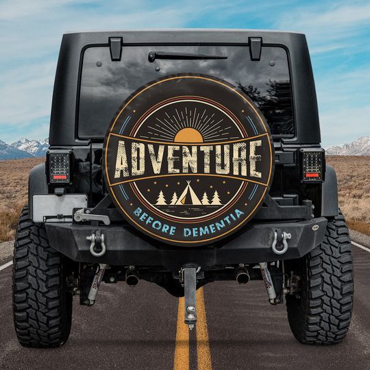 Discover Adventure Camper Travel USA Spare Tire Cover