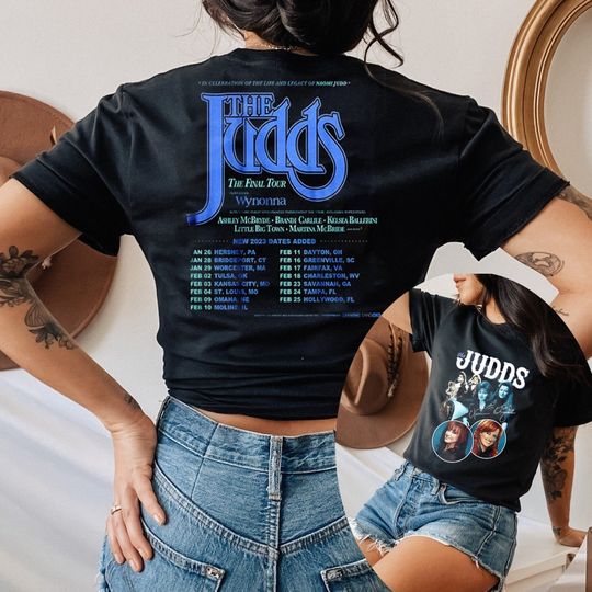 Discover The Judds Final Tour 2023 Concert Shirt