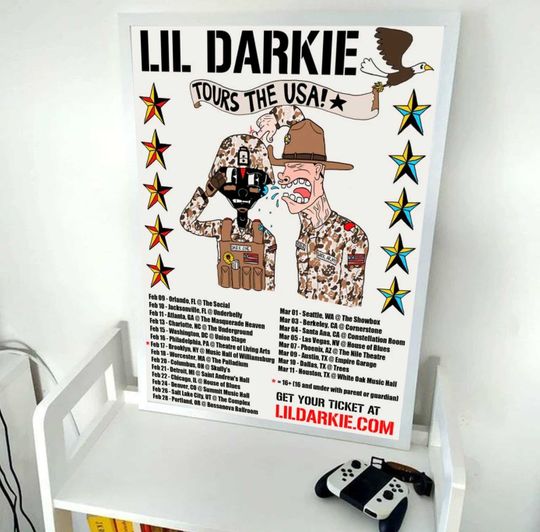 Discover Lil Darkie Tour 2023 Poster