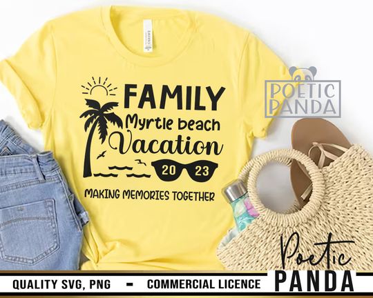 Discover Myrtle Beach Family Vacation 2023 Matching Shirts