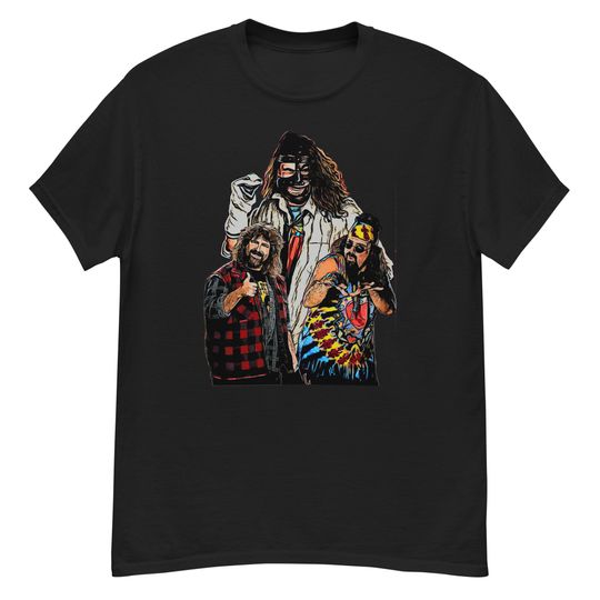Discover mick foley tshirt 90s wrestling tee
