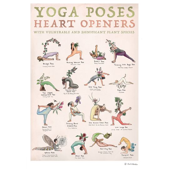 Discover Heart Openers Yoga Poses Poster