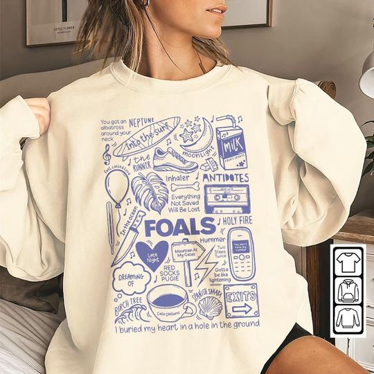 Discover Foals Band Tour Sweatshirt