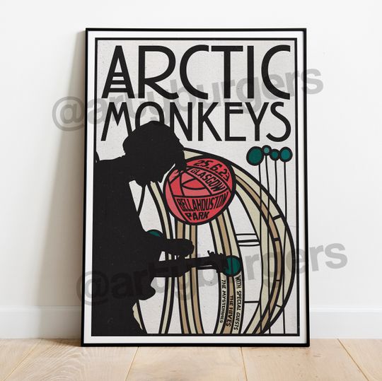 Discover Arctic Monkeys Live Tour 2023 GLASGOW Poster