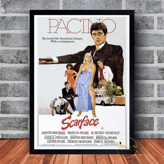 Discover Al Pacino Scarface Movie Poster