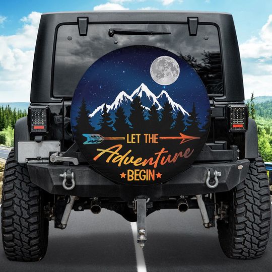Discover Let The Adventure Begin Spare Tire Cover