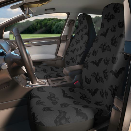 Discover Black Bats Gothic Car Seat Covers