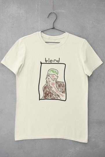 Discover Blond Hand Drawn Album Cover Shirt, Frank Ocean T-shirt