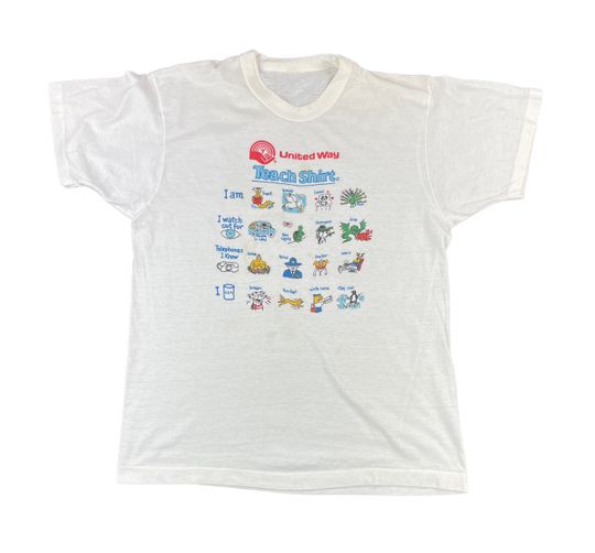 Discover Vintage United Way Teach Shirt