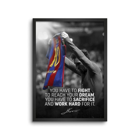 Discover LAMRON Lionel messi Barcelona Wall Decoration Art  Poster