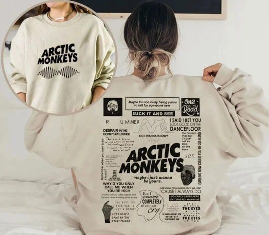 Discover Aesthetic Arctic Monkeys Sweatshirt - Fan Gift