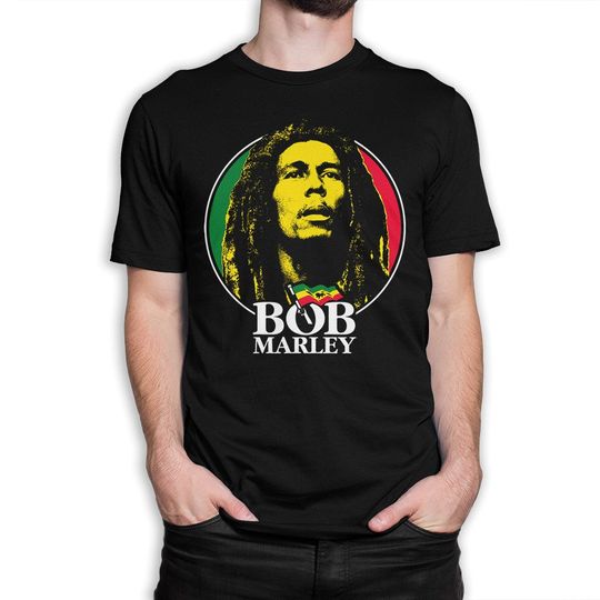 Discover Bob Marley Tricolour T-Shirt