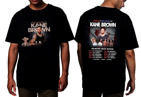 Discover Kane Brown Music Tour 2023 Shirt, Drink Or Dreaming Tour 2023 Shirt