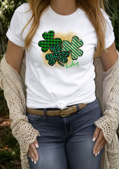 Discover Leopard Shamrock Shirt