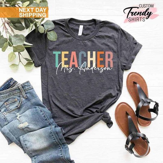 Discover Personalized Teacher Team Shirt