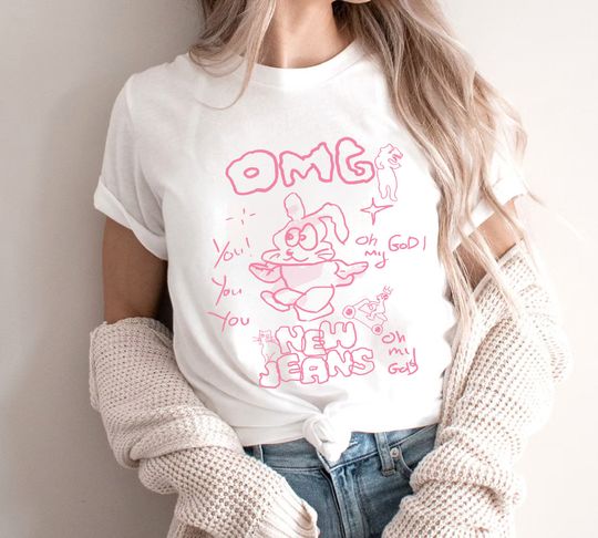 Discover NewJeans OMG Bunnies Winter T-Shirt
