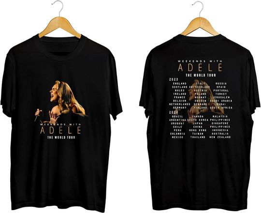 Discover The Weekends With Adele The World Tour 2023-2024 T-Shirt, The Weekend With Adele 2023 T-Shirt