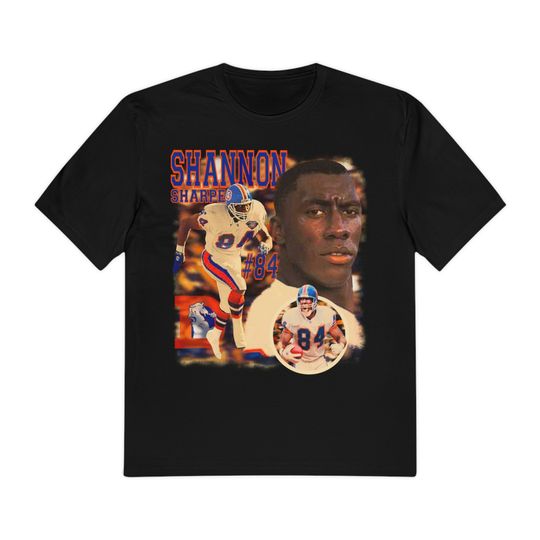 Discover Shannon Sharpe Graphic Tee Shirt