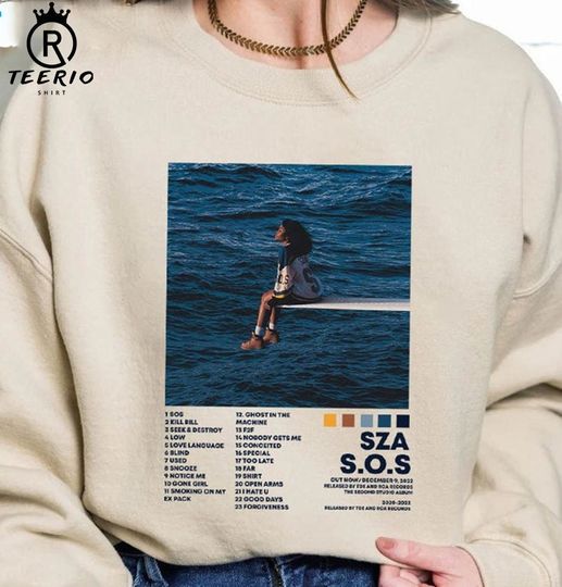 Discover Sza Sos Tracklist Shirt, Sza Album Cover Sweatshirt