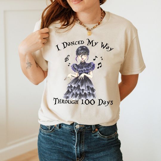 Discover Wednesday Addams 100 Days Of School T Shirt