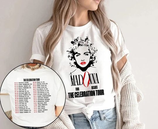 Discover Double Sides Madonna Shirts, Ma%donna% The Celebration Tour 2023 Shirt