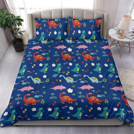 Discover Dinosaurs Bedding Set, Bedroom Decor, Bedroom Set