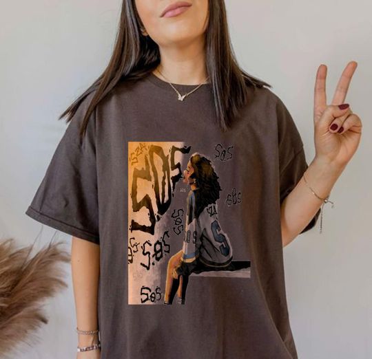 Discover Vintage SZA SOS Shirt, SOS Album Cover Tee, Rap R&B, Good days sza album cover T-Shirt