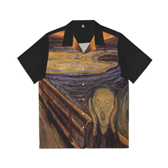 Discover Men's 'The Scream' Hawaiian Shirt