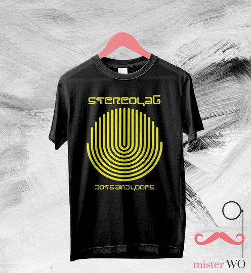 Discover Stereolab Dots and Loops T-Shirt - Stereolab Shirt