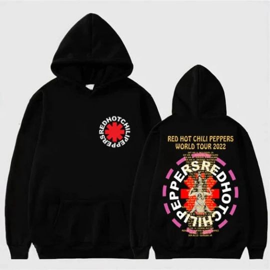 Discover Red Hot Chili Peppers World Tour 2023 Hoodie