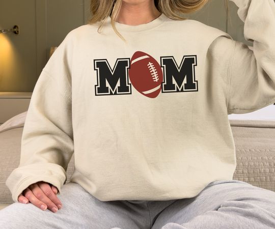 Discover Football Mom Sweatshirt, Football Mom Sports Sweatshirt, Game Day Sweatshirt