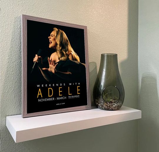 Discover Adele 2022-2023 Las Vegas Tour Poster