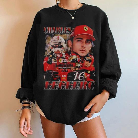 Discover Charles Leclerc Vintage Bootleg Sweatshirt