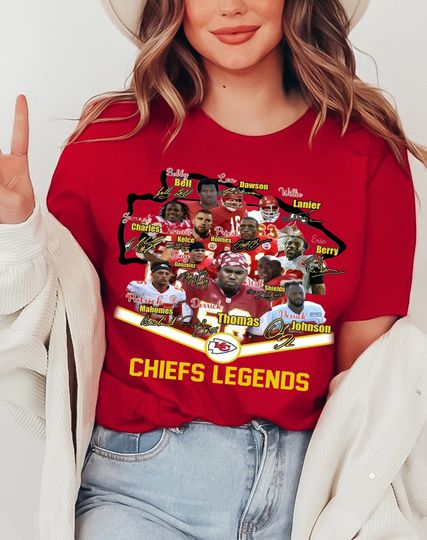 Discover Football Legend Shirt, Football Shirt, Vintage Chiefs